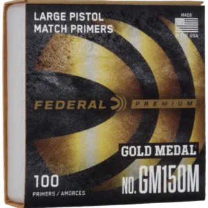 Federal Premium Gold Medal Large Pistol Match Primers #150M